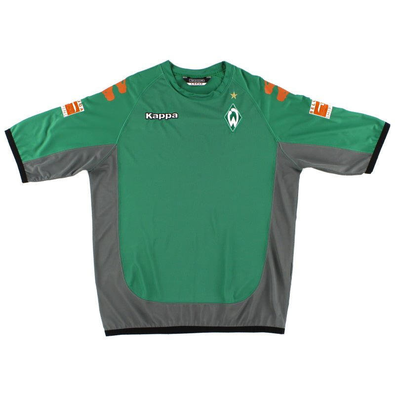 2006-07 Werder Bremen Kappa Training Shirt L Training Shirt