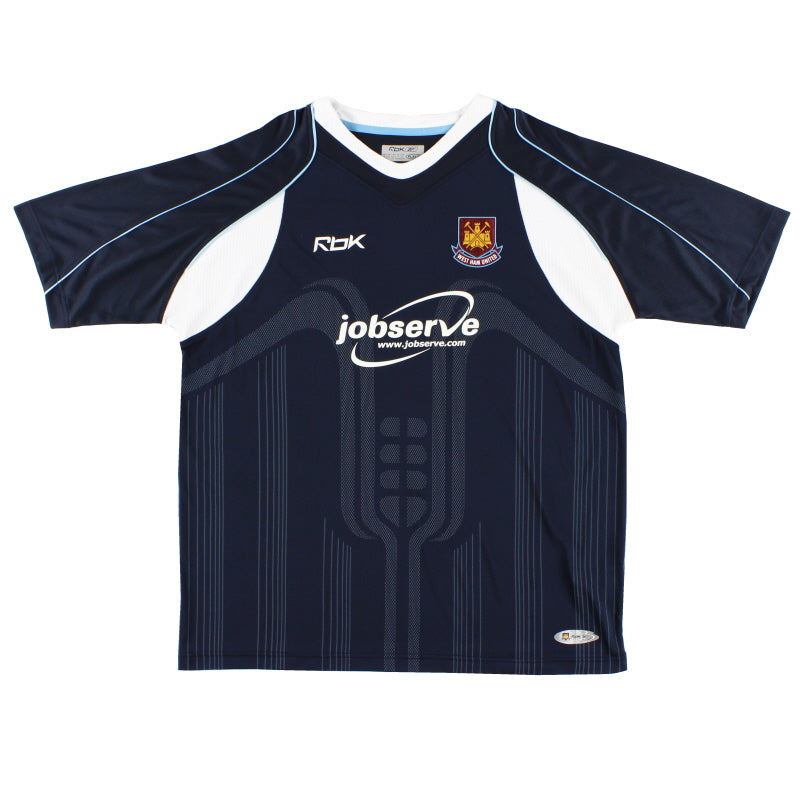 2006-07 West Ham Reebok Away Shirt XL Football Shirt