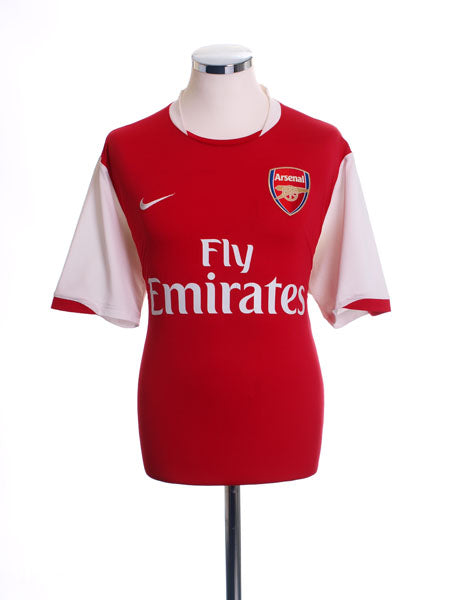 2006-08 Arsenal Home Shirt M Football Shirt
