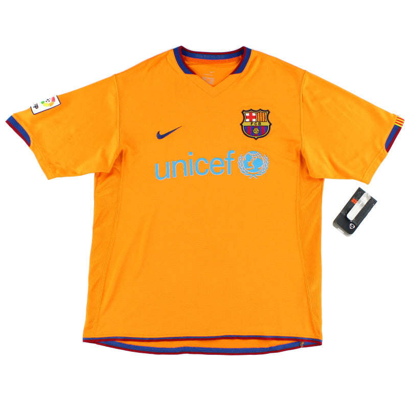 2006-08 Barcelona Away Shirt *w/tags* L 146982-820 | Vintage