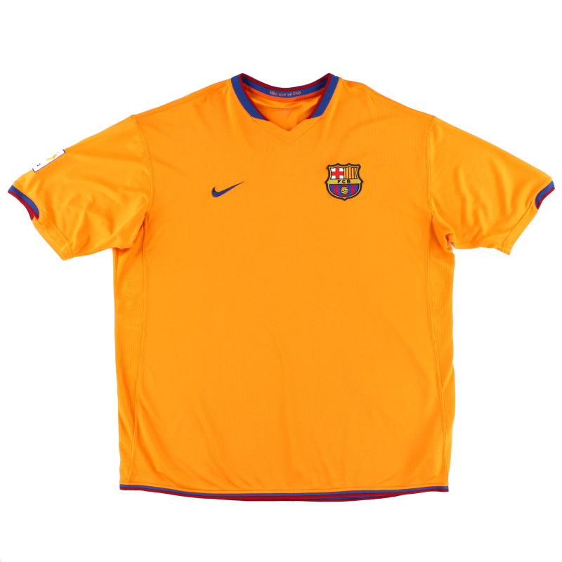 2006-08 Barcelona Away Shirt S Football Shirt