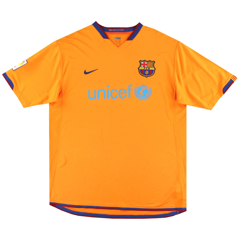 2006-08 Barcelona Nike Away Shirt XL Football Shirt