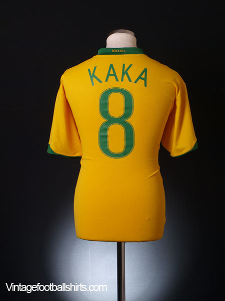 2006-08 Brazil Home Shirt Kaka #8 XL Football Shirt