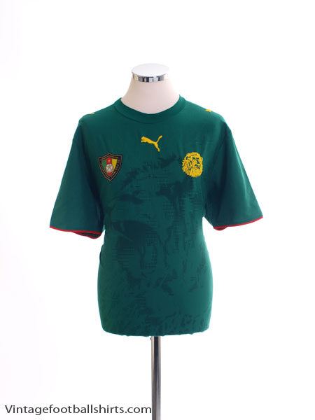2006-08 Cameroon Home Shirt *Mint* L Football Shirt