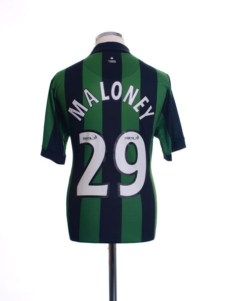 2006-08 Celtic Away Shirt Maloney #29 M Football Shirt