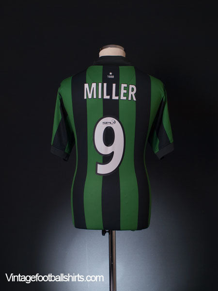 2006-08 Celtic Away Shirt Miller #9 L Football Shirt