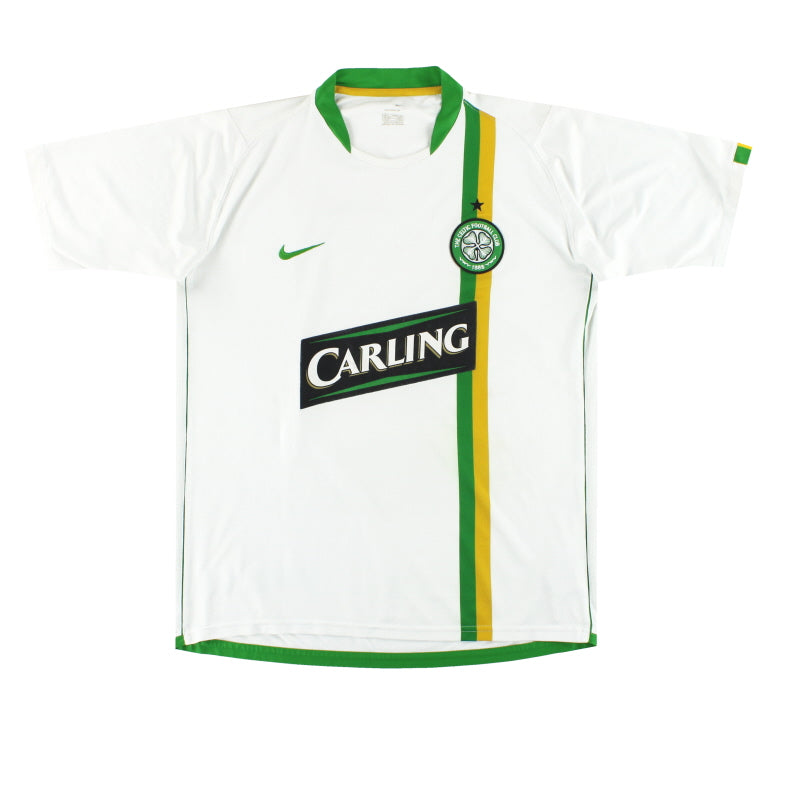 2006-08 Celtic Nike European Shirt L Football Shirt