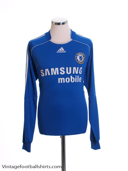 2006-08 Chelsea Home Shirt L/S M Football Shirt