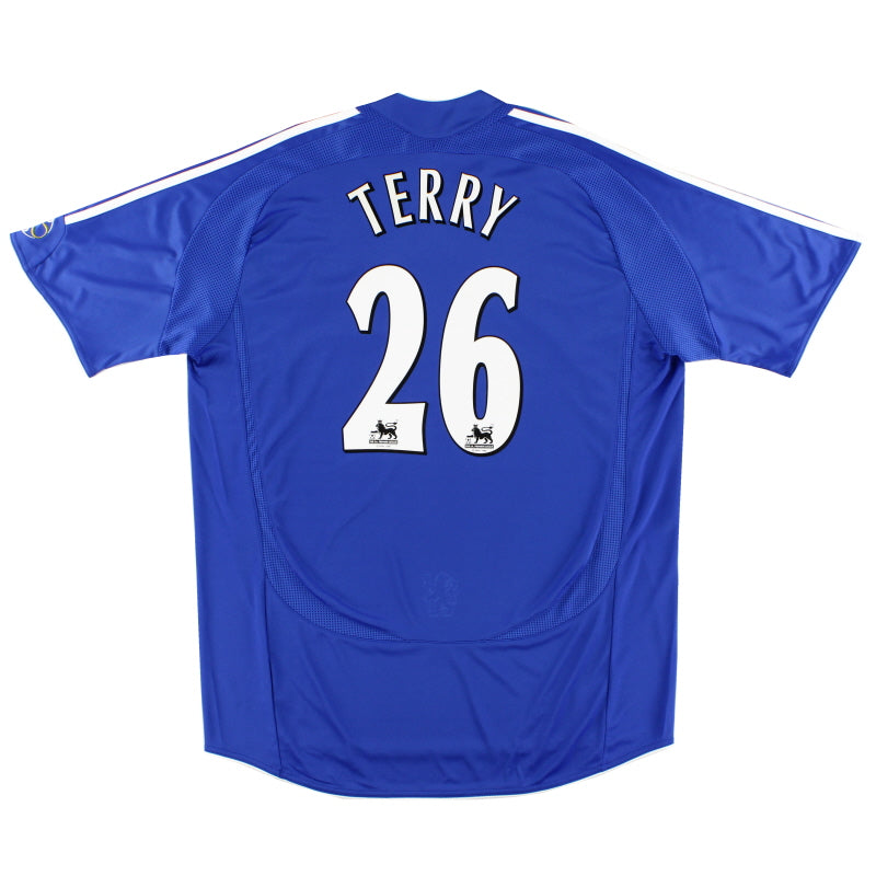 2006-08 Chelsea Home Shirt Terry #26 L Football Shirt