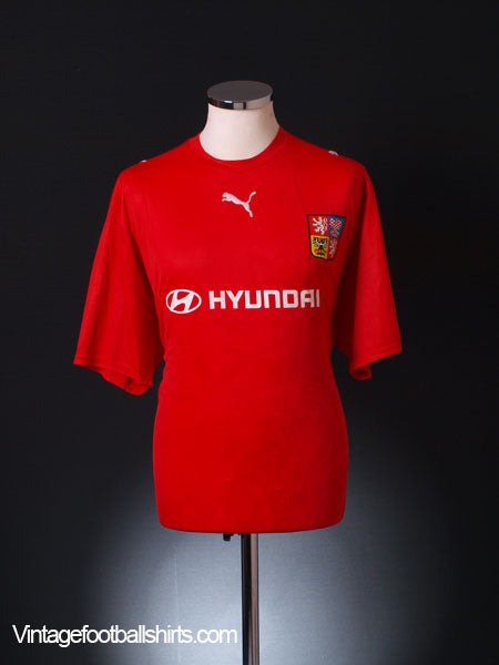 2006-08 Czech Republic Home Shirt *Mint* XL Football Shirt