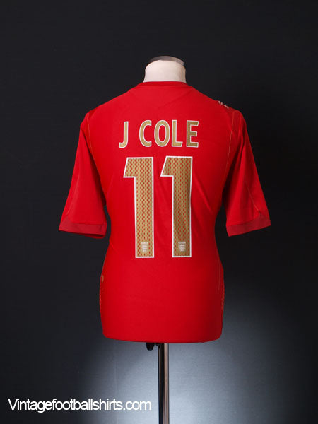 2006-08 England Away Shirt J.Cole #11 L Football Shirt