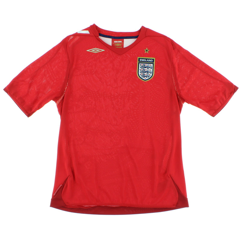 2006-08 England Umbro Away Shirt *Mint* Womens 12 Football Shirt