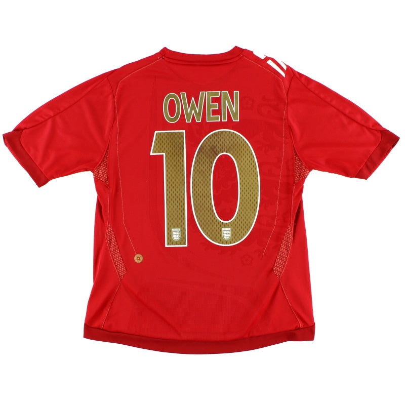 2006-08 England Umbro Away Shirt Owen #10 Womens 14 Football Shirt