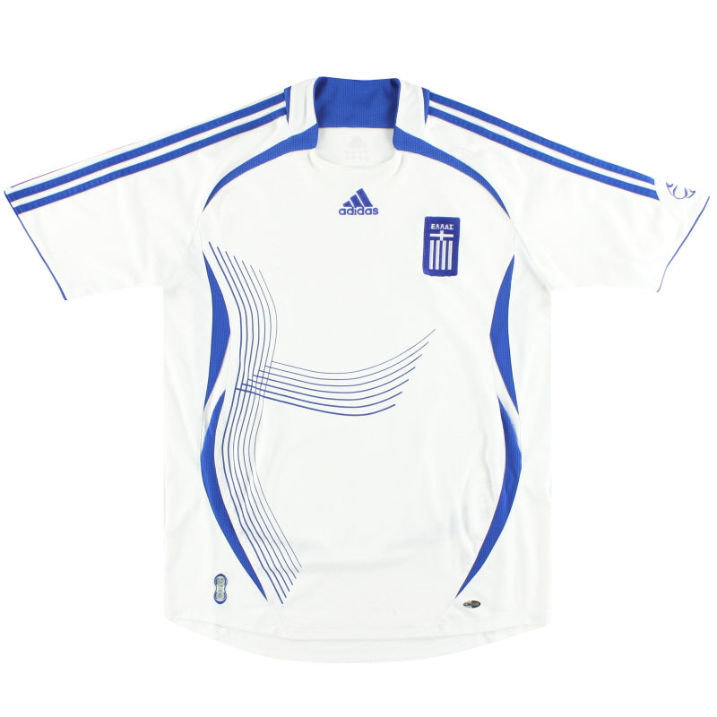 2006-08 Greece adidas Away Shirt L Football Shirt