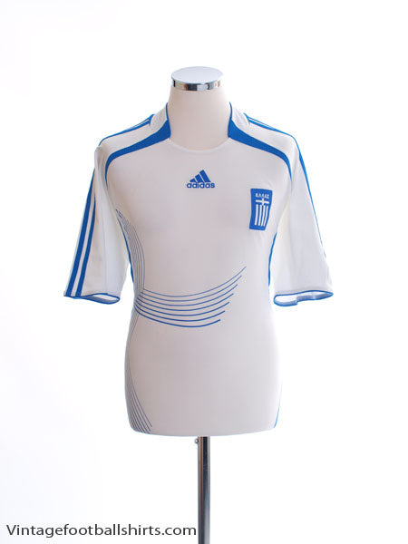 2006-08 Greece Away Shirt M Football Shirt