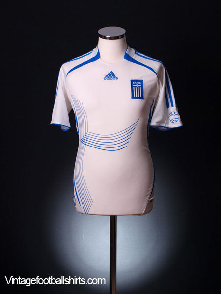 2006-08 Greece Away Shirt S Football Shirt