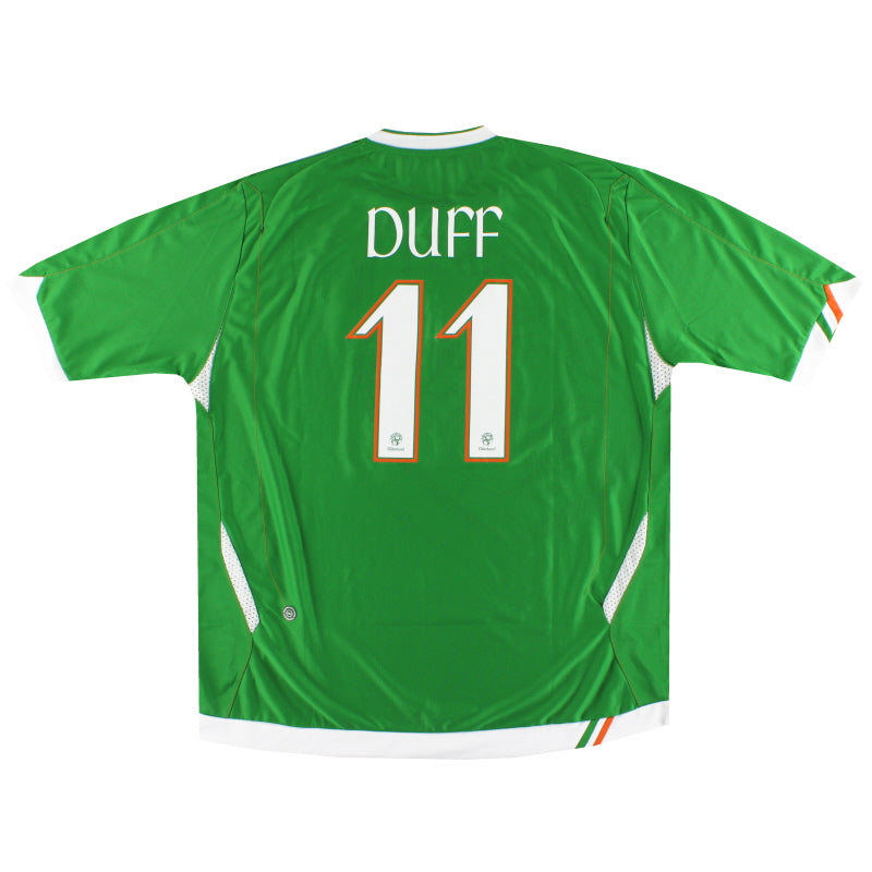 2006-08 Ireland Umbro Home Shirt Duff #11 XXL Football Shirt