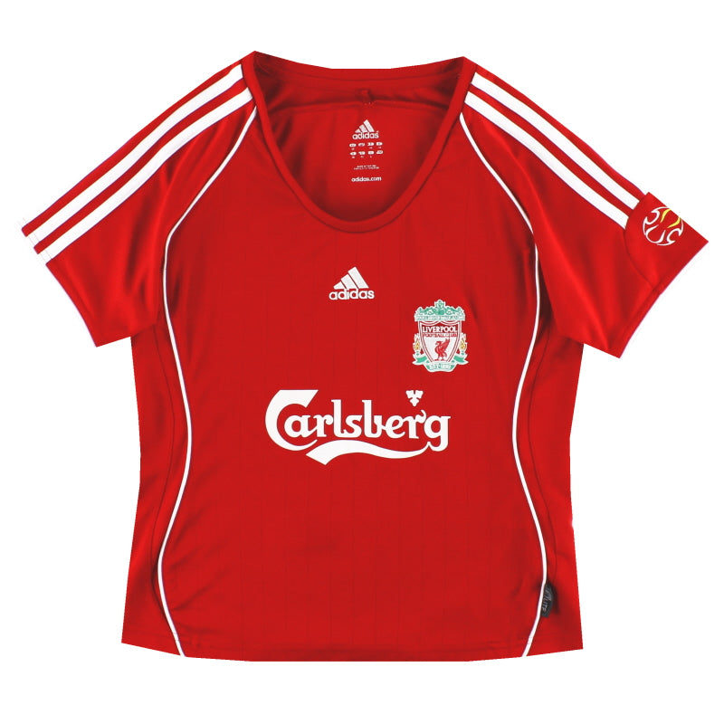 2006-08 Liverpool adidas Home Shirt Womens 12 Football Shirt