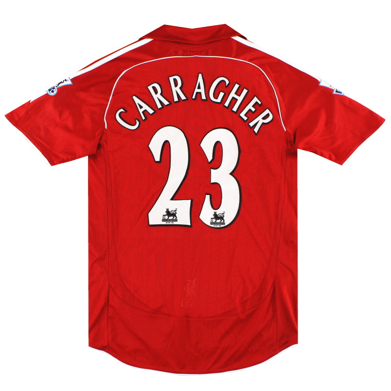 2006-08 Liverpool adidas Home Shirt Carragher #23 S Football Shirt