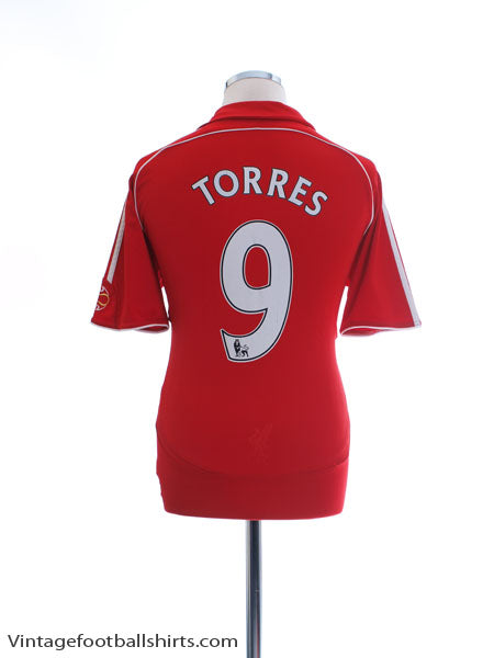 2006-08 Liverpool Home Shirt Torres #9 M Football Shirt