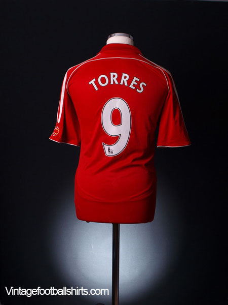 2006-08 Liverpool Home Shirt Torres #9 L Football Shirt