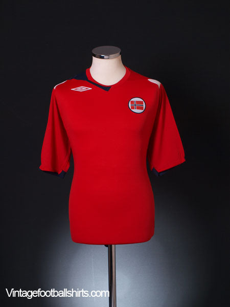 2006-08 Norway Home Shirt *BNIB* L Football Shirt
