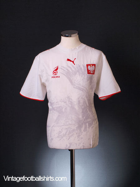 2006-08 Poland Home Shirt M Football Shirt
