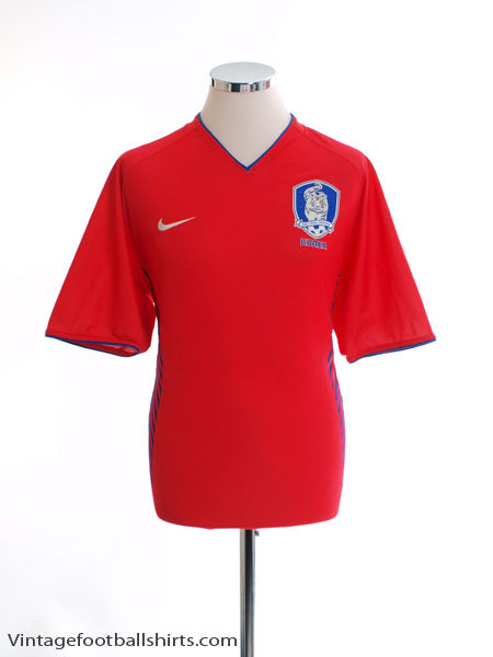 2006-08 South Korea Home Shirt L Football Shirt