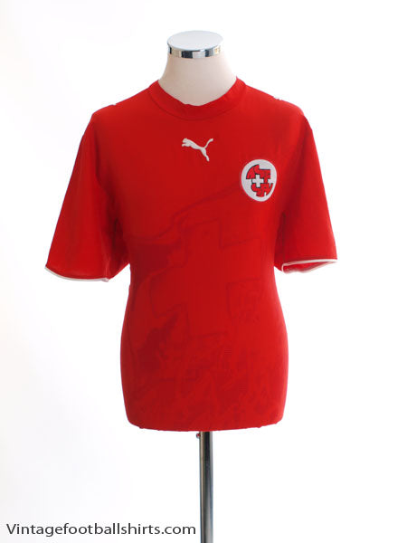 2006-08 Switzerland Home Shirt *Mint* M Football Shirt