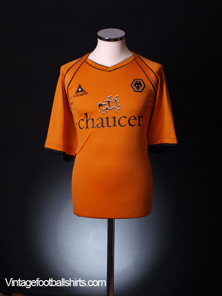 2006-08 Wolves Home Shirt L Football Shirt