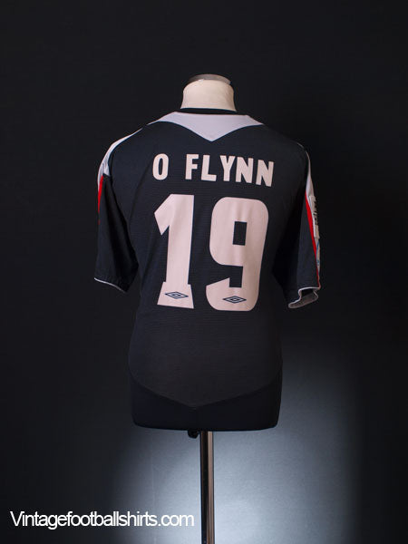 2006 Derry City Match Issue Away Shirt O Flynn #19 XL Football Shirt