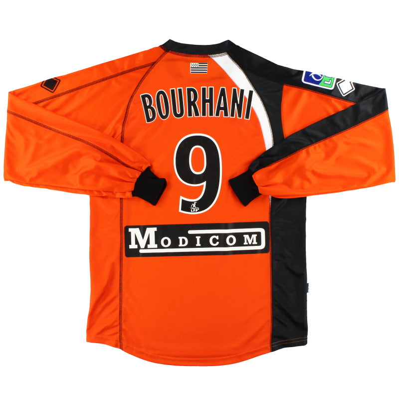 2006 FC Lorient Errea Match Issue Home Shirt Bourhani #9 L/S XXL Football Shirt