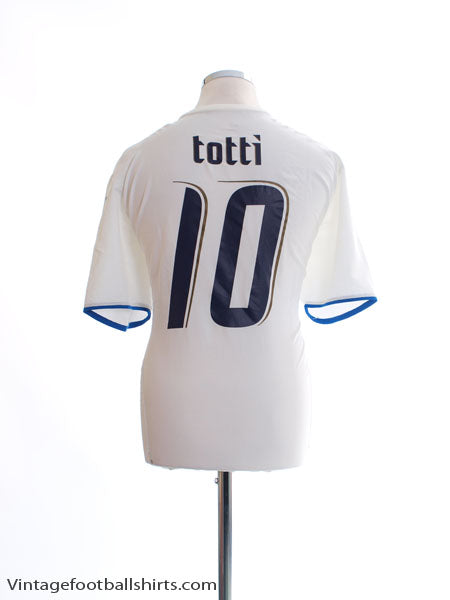2006 Italy Away Shirt Totti #10 XL Football Shirt