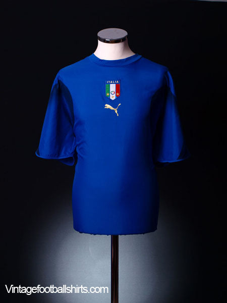 2006 Italy Home Shirt M Football Shirt