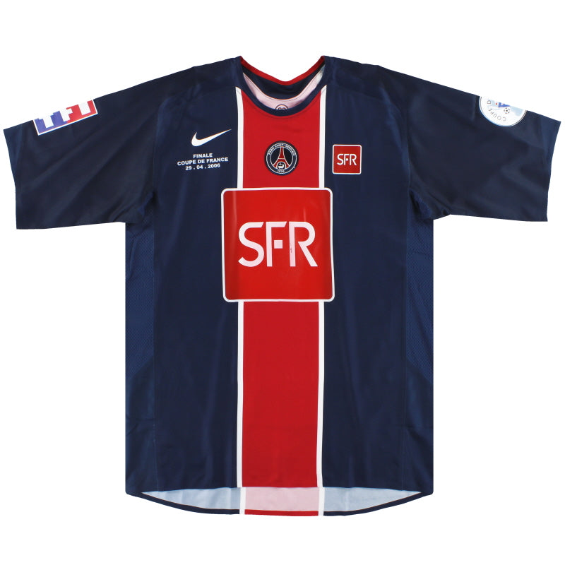 2006 Paris Saint-Germain Match Issue Nike Home Shirt #2 XL Football Shirt