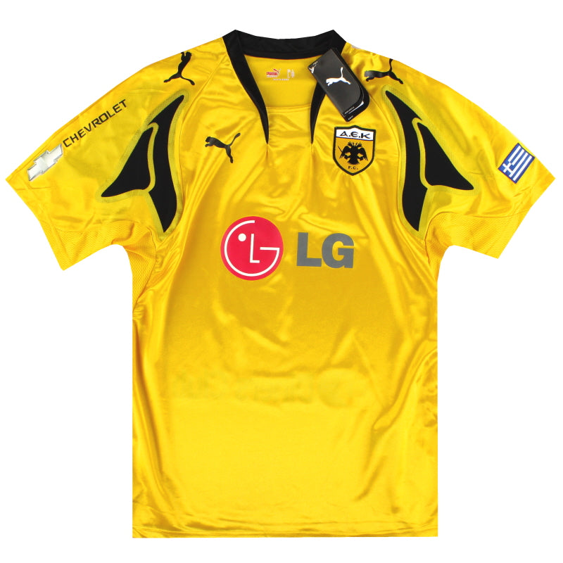 2007-08 AEK Athens Puma Home Shirt *w/tags* L Football Shirt