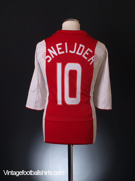 2007-08 Ajax Home Shirt Sneijder #10 XXL Football Shirt