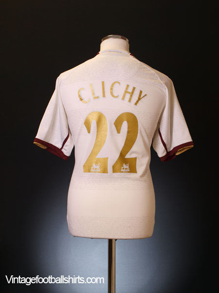 2007-08 Arsenal Away Shirt Clichy #22 L Football Shirt