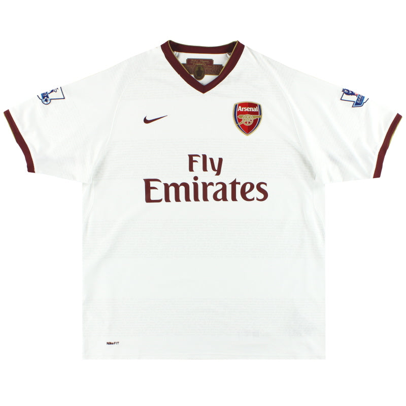 2007-08 Arsenal Nike Away Shirt *Mint* XL Football Shirt