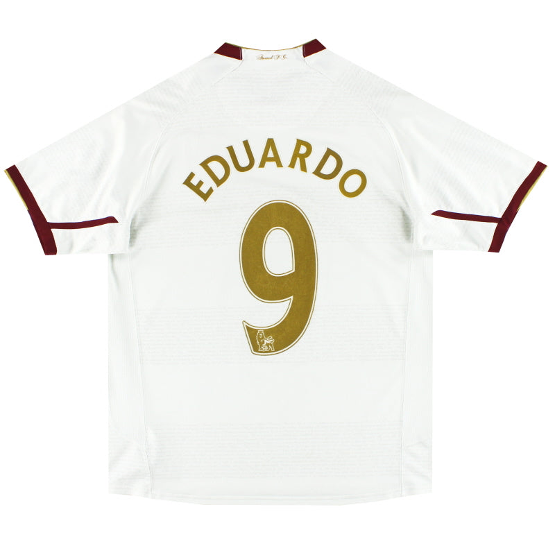 2007-08 Arsenal Nike Away Shirt Eduardo #9 L Football Shirt