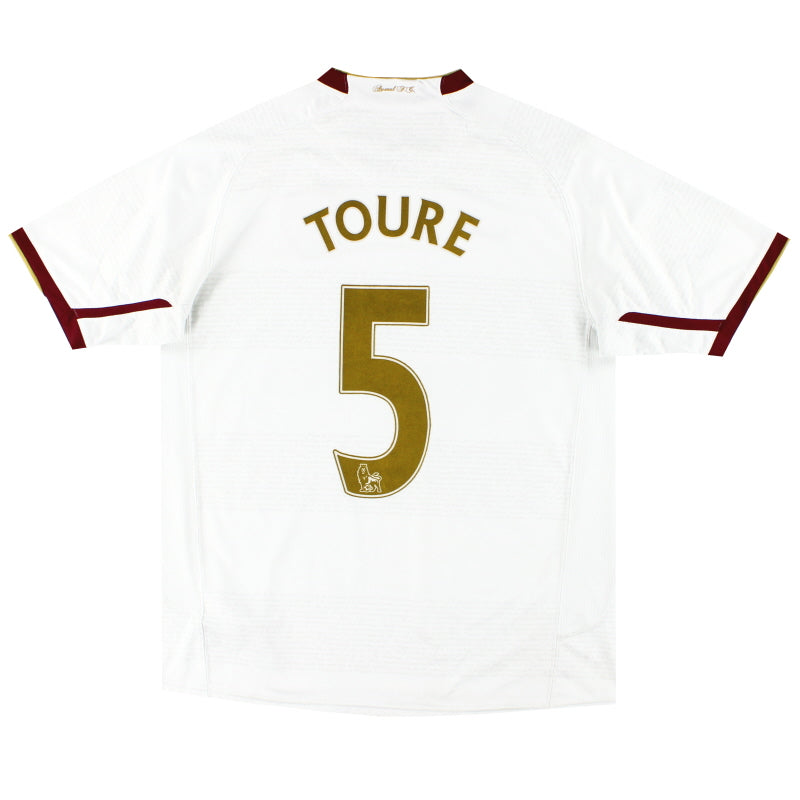 2007-08 Arsenal Nike Away Shirt Toure #5 *Mint* L Football Shirt