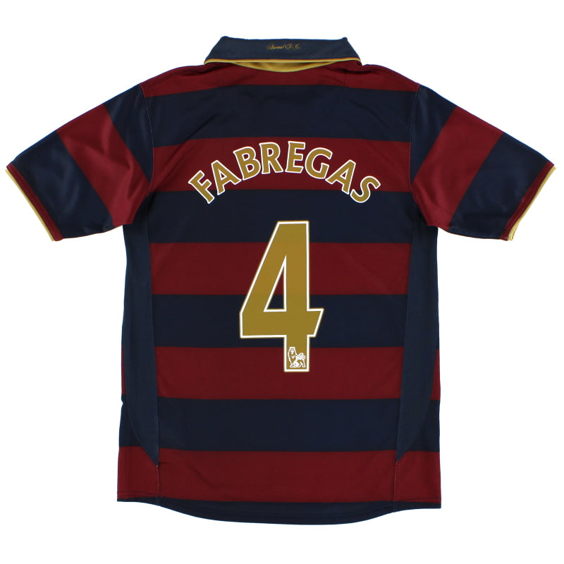 2007-08 Arsenal Third Shirt Fabregas #4 XL.Boys Football Shirt