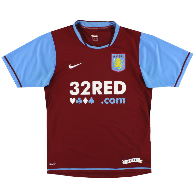 2007-08 Aston Villa Nike Home Shirt S Football Shirt