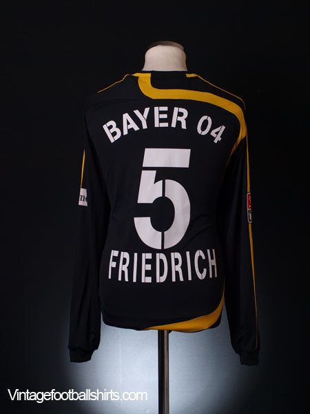 2007-08 Bayer Leverkusen Player Issue Third Shirt Friedrich #5 L/S XL Football Shirt
