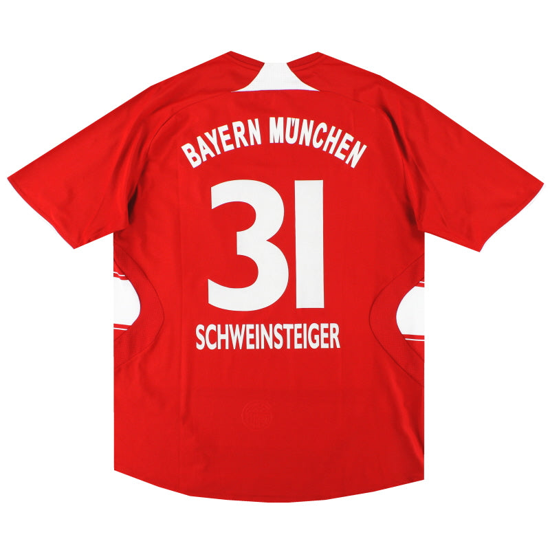 2007-08 Bayern Munich adidas Home Shirt Schweinsteiger #31 L Football Shirt