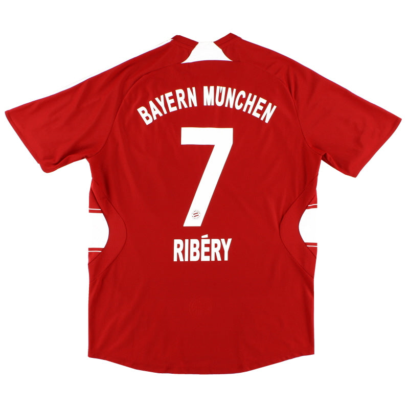 2007-08 Bayern Munich Home Shirt Ribery #7 L Football Shirt