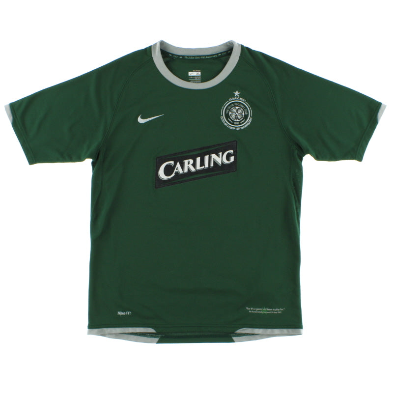 2007-08 Celtic Away Shirt L Football Shirt