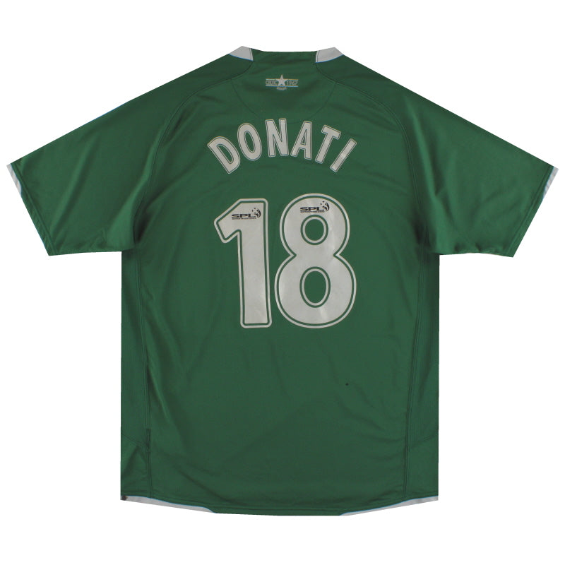 2007-08 Celtic Nike Away Shirt Donati #18 XL Football Shirt