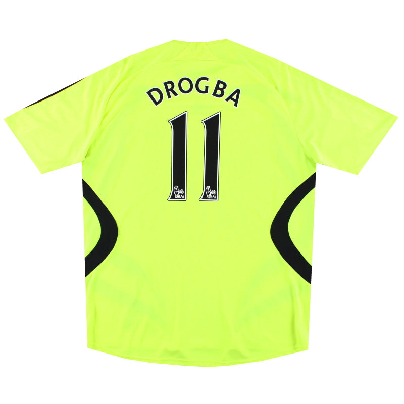 2007-08 Chelsea adidas Away Shirt Drogba #11 XL Football Shirt