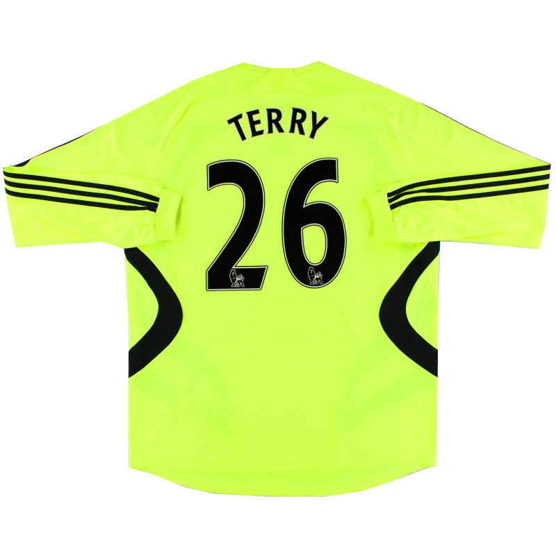 2007-08 Chelsea Away Shirt Terry #26 L/S XL Football Shirt